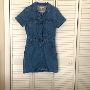 Madewell Denim Waisted Shirtdress